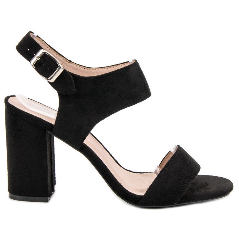 VINCEZA Black Sandals VINCEZA Black Sandals