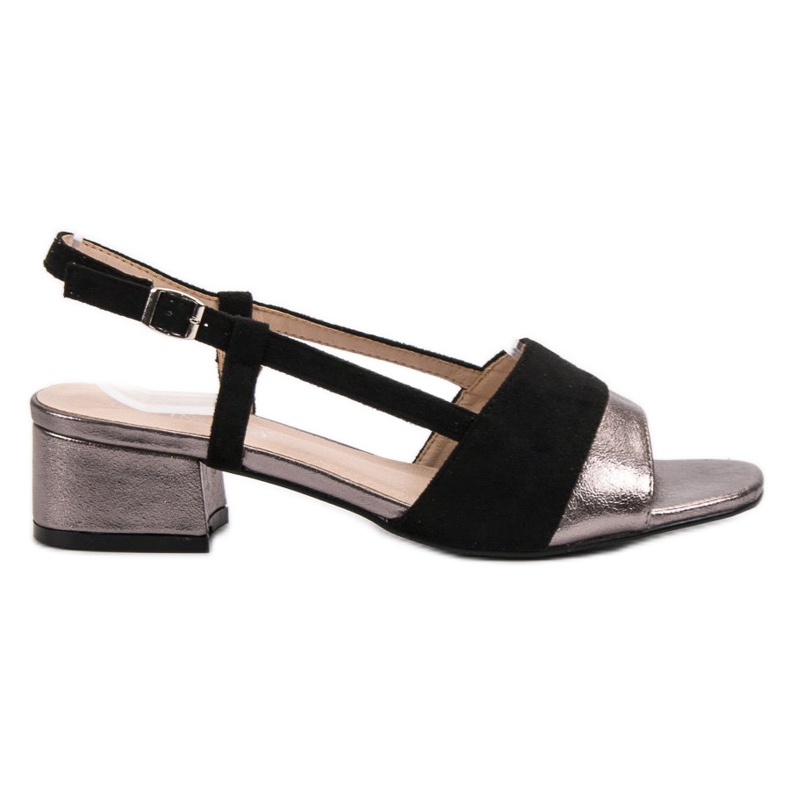 VINCEZA Black Sandals VINCEZA Black Sandals