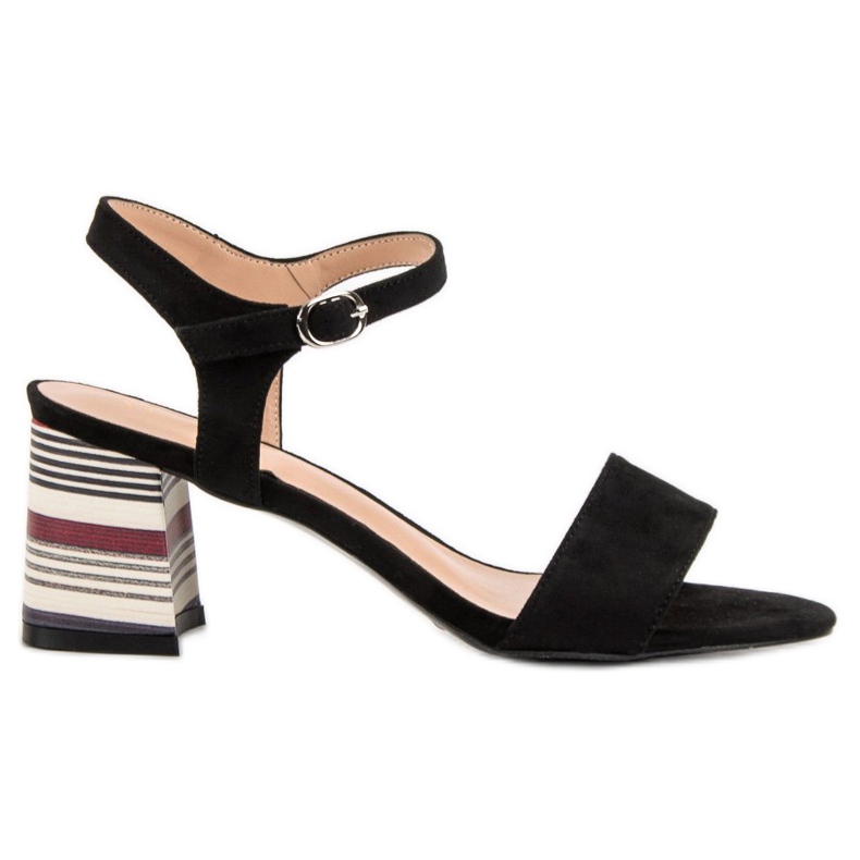 Fashionable black VINCEZA sandals Fashionable black VINCEZA sandals