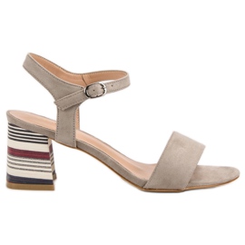 Fashionable Beige VINCEZA sandals