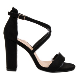 Seastar Elegant Black Sandals