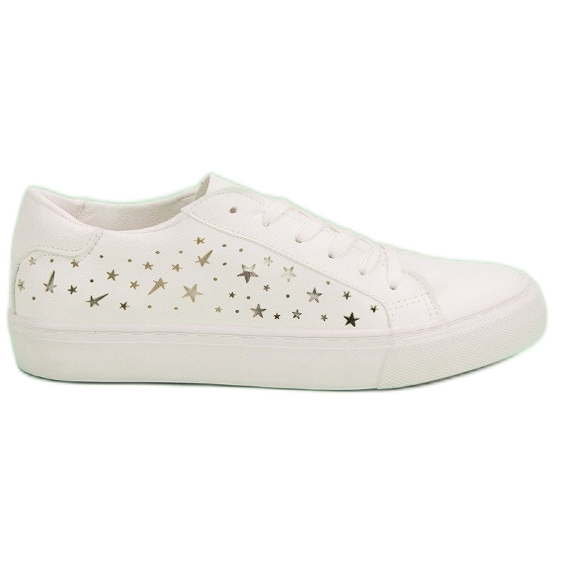J. Star Low Sneakers With Stars white