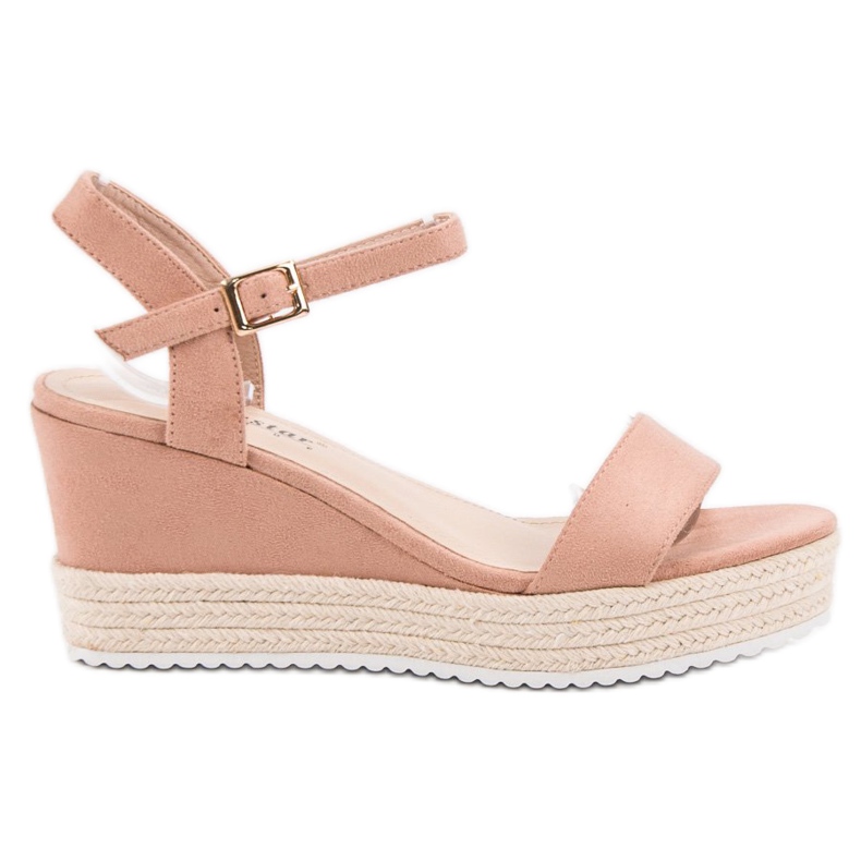 Seastar Comfortable wedge sandals pink