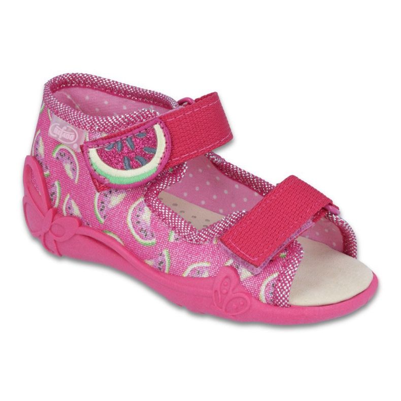 Befado yellow children's shoes 342P004 pink Befado yellow children's shoes 342P004 pink