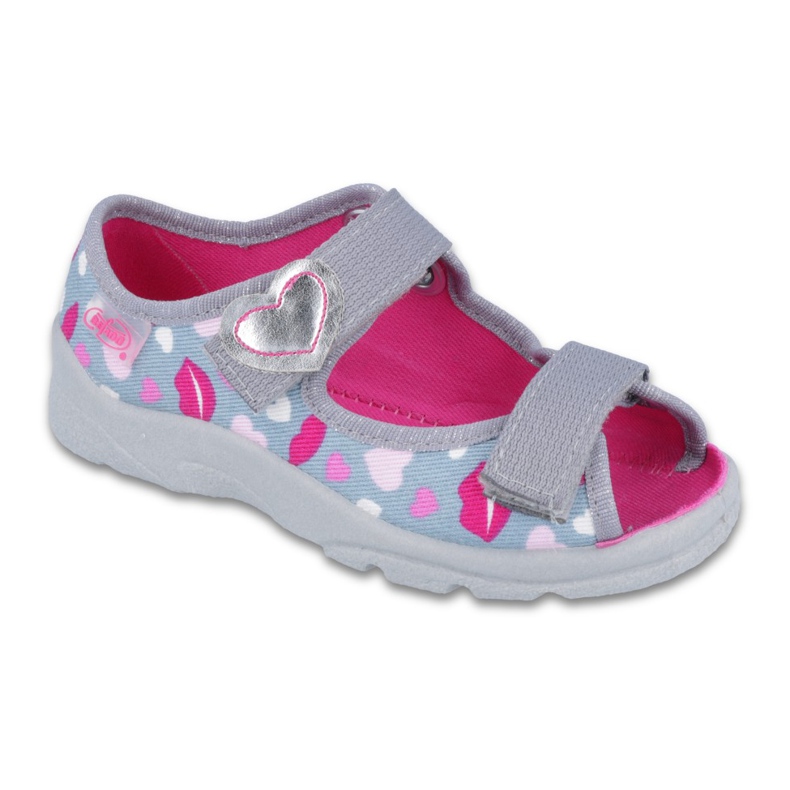 Befado children's shoes 969X133 pink grey Befado children's shoes 969X133 pink grey