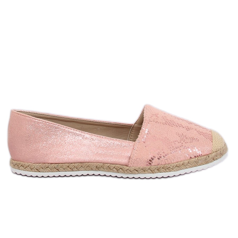Espadrilles pink snake skin 68-64 Pink Espadrilles pink snake skin 68-64 Pink