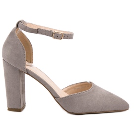 Seastar Suede Pumps In Spitz grey Seastar Suede Pumps In Spitz grey