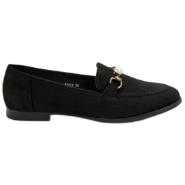 Black loafers