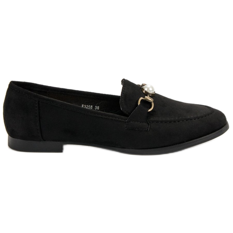 Black loafers