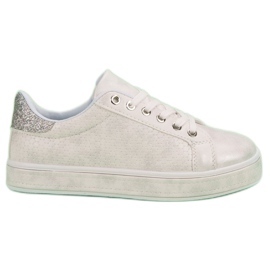 Lace-up Sports Shoes white
