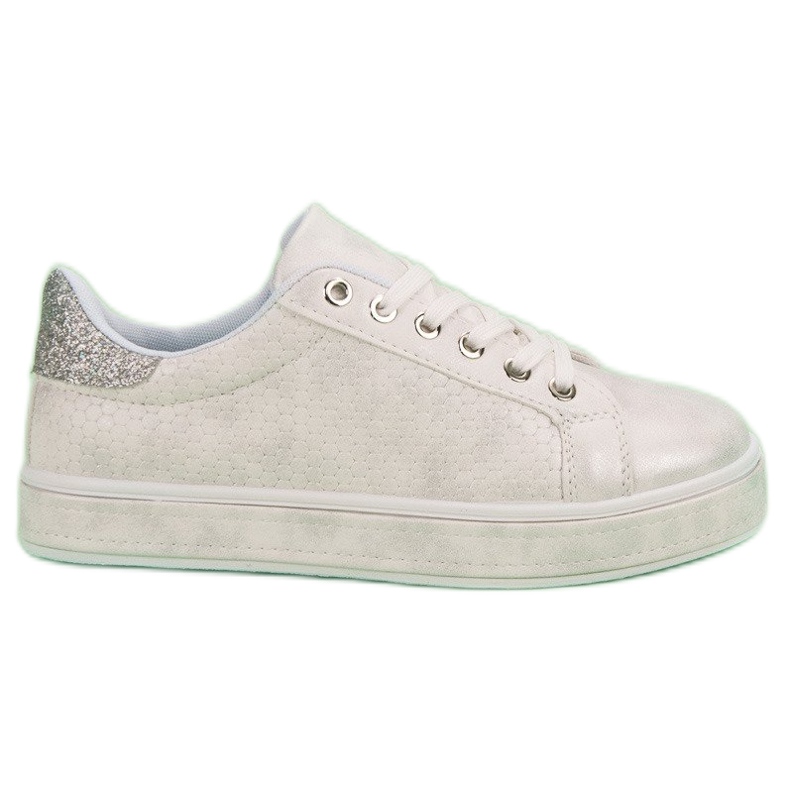 Lace-up Sports Shoes white