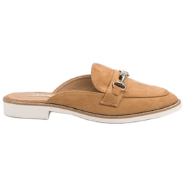 Elegant Women's Slippers brown Elegant Women's Slippers brown