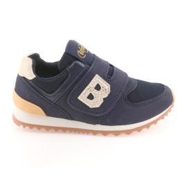 Befado children's shoes up to 23 cm 516X038 yellow navy blue