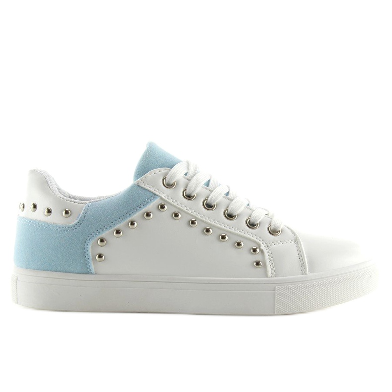 Women's white and blue sneakers LA09 Blue Women's white and blue sneakers LA09 Blue