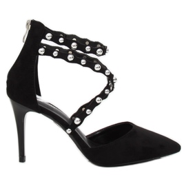 Black B-50 Black studs with studs