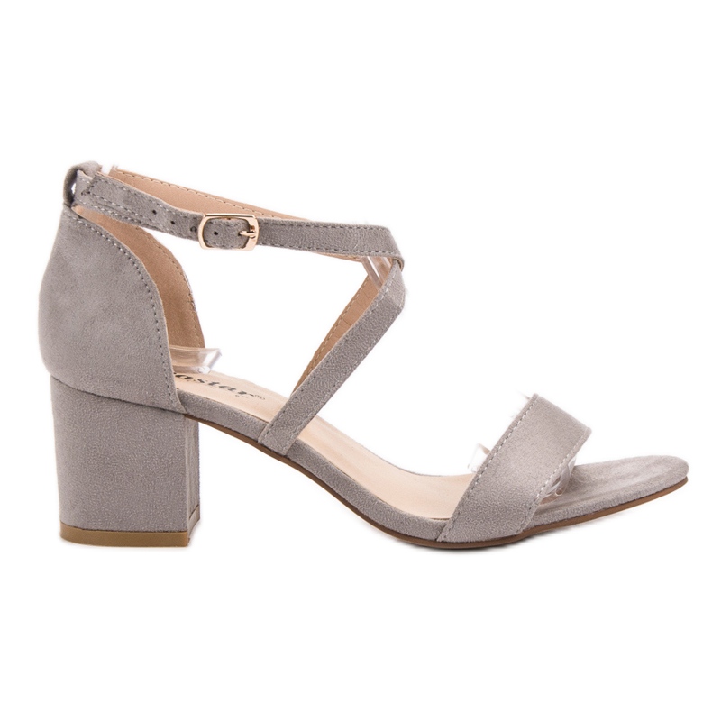 Seastar Suede Sandals On A Bar grey