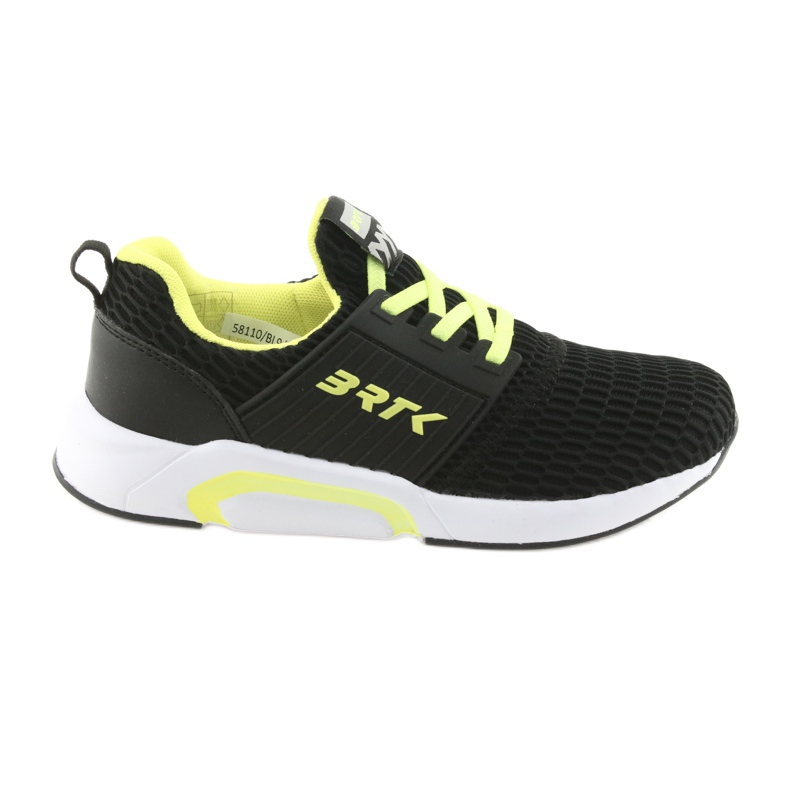 Bartek 58110 Black slip-on sports shoes yellow