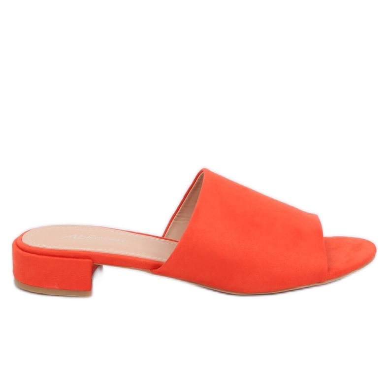 Orange women's orange slippers
