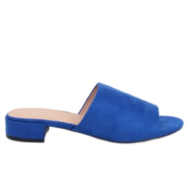 Blue women's blue slippers XW9093 Blue