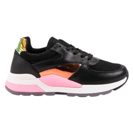 Casual Sports Shoes black multicolored