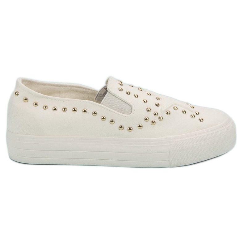 J. Star Slip On Sneakers With A Star white