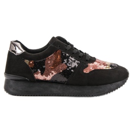 Seastar Sport Shoes With Sequins black