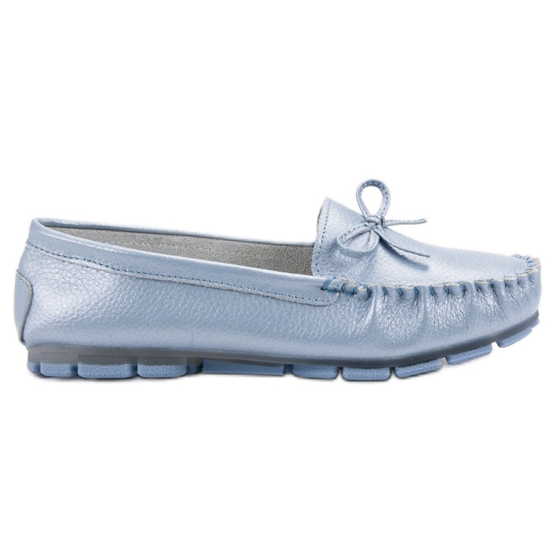 Filippo Leather Loafers With A Bow blue Filippo Leather Loafers With A Bow blue