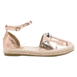 Bestelle Rose Gold Rock Espadrilles yellow pink