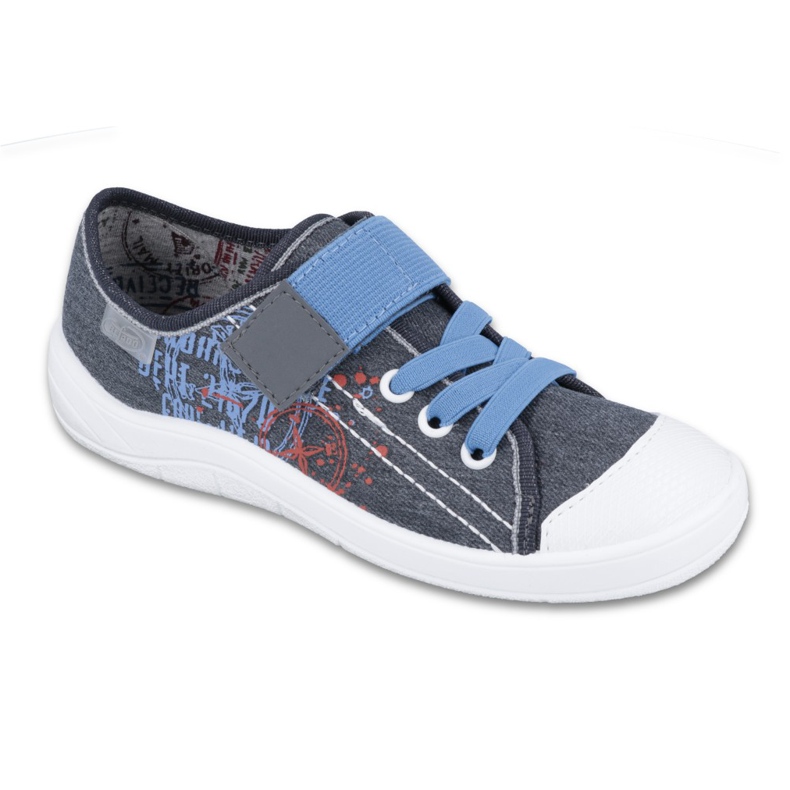 Befado children's shoes 251Y117 blue grey Befado children's shoes 251Y117 blue grey