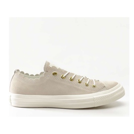 Converse Chuck Taylor All Star Scallop 418 Egret Gold Egret brown