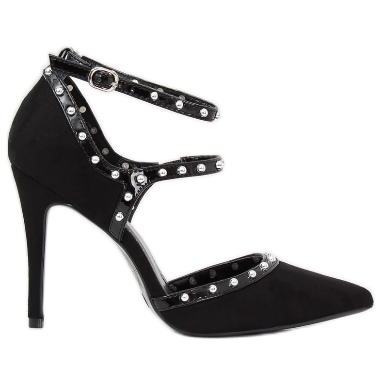 Pumps on a black heel AT-0631-L Black