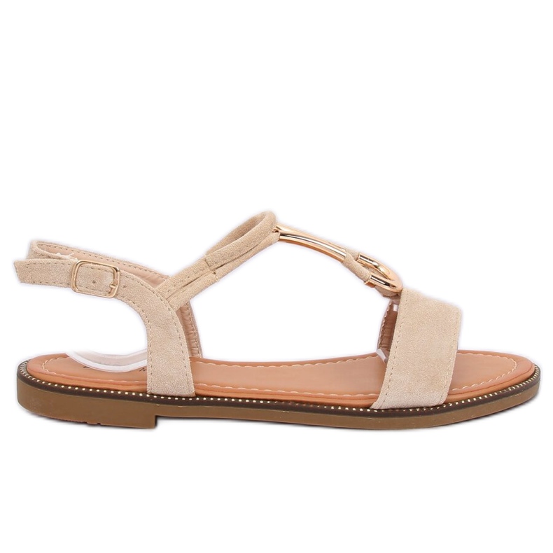 Women's beige sandals WL024 Beige