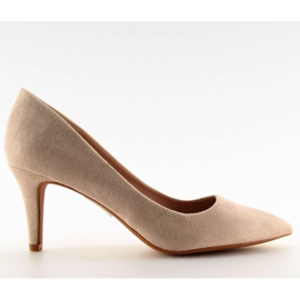 Pumps on a stiletto heel 539 Beige II-GAT
