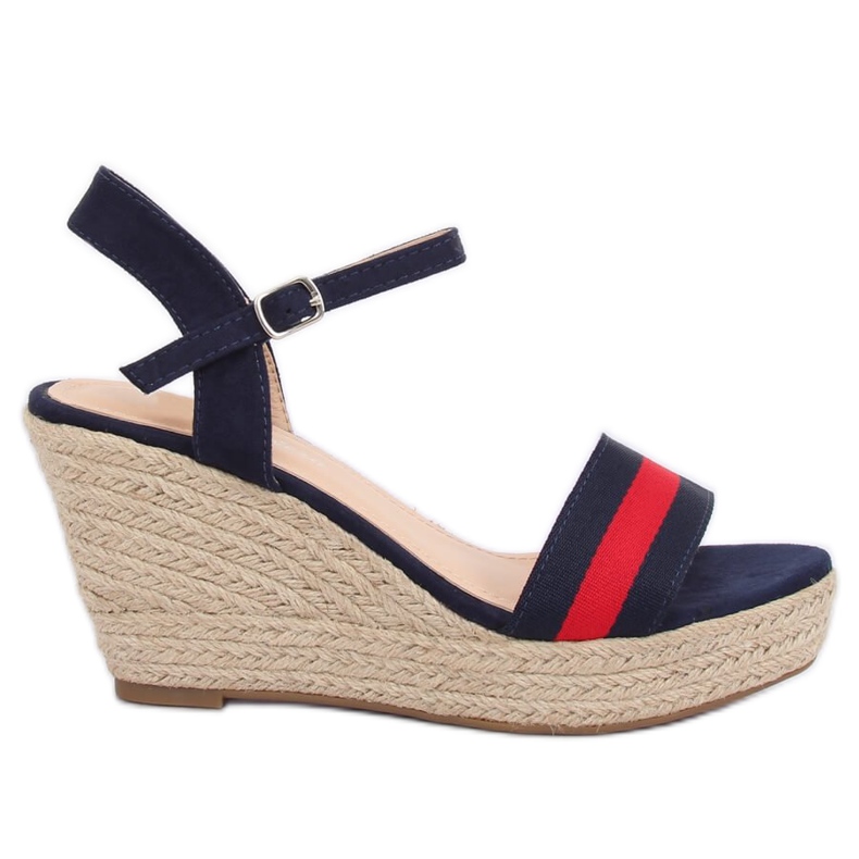 Espadrilles on wedges navy blue 9072 Blue Espadrilles on wedges navy blue 9072 Blue