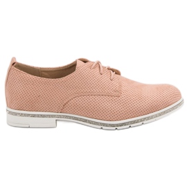 Seastar Powder shoes with crystals pink