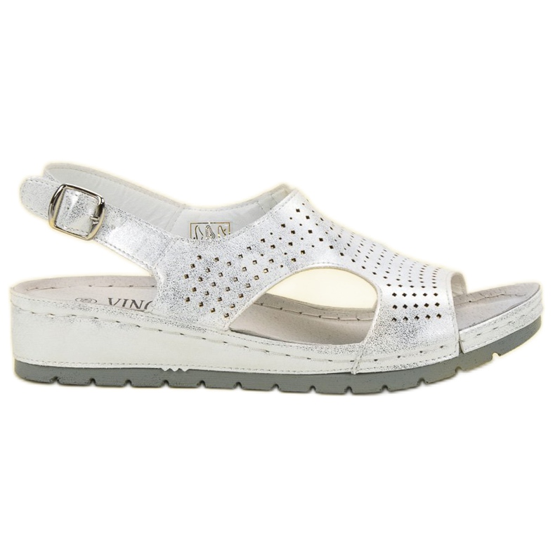 Light VINCEZA sandals grey