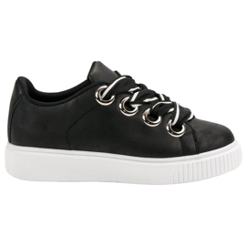 Sport Shoes With Glitter black Sport Shoes With Glitter black