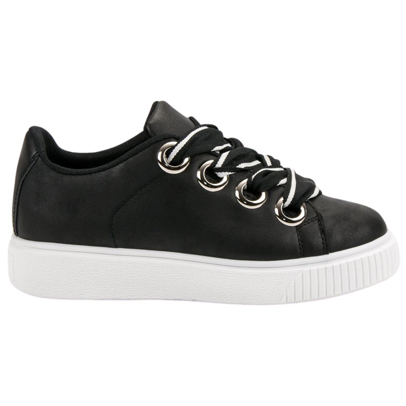 Sport Shoes With Glitter black