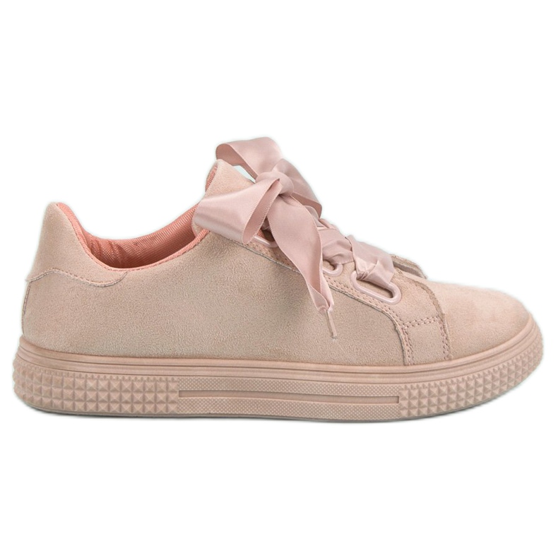 Bella Paris Suede Sports Shoes pink