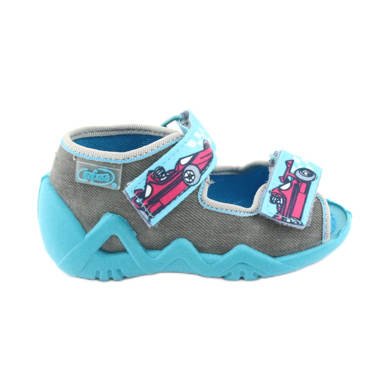 Befado children's shoes 250P085 blue grey Befado children's shoes 250P085 blue grey