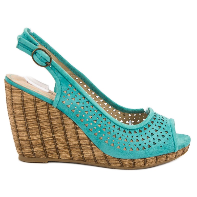 Corina Open Toe Pumps green