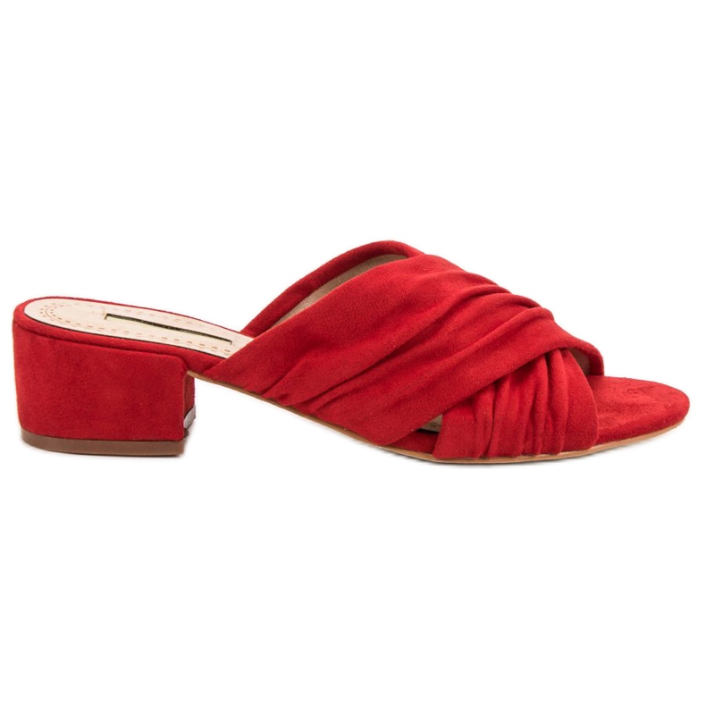 Corina Fashionable Slippers red Corina Fashionable Slippers red