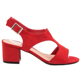 Queen Vivi Suede sandals red Queen Vivi Suede sandals red