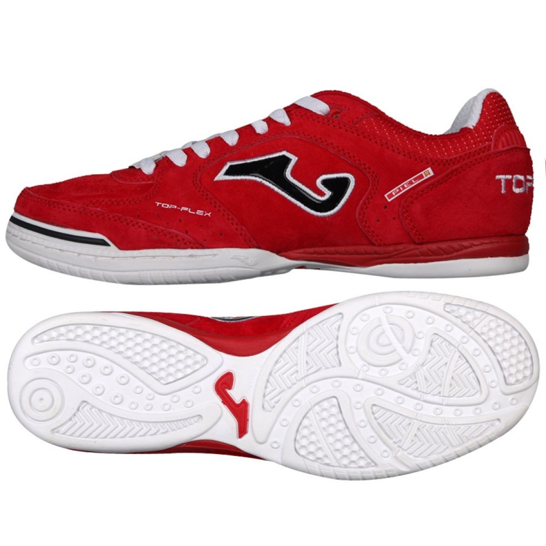 Indoor shoes Joma Top Flex Nobuck 806 TOPNS.806.IN red red Indoor shoes Joma Top Flex Nobuck 806 TOPNS.806.IN red red