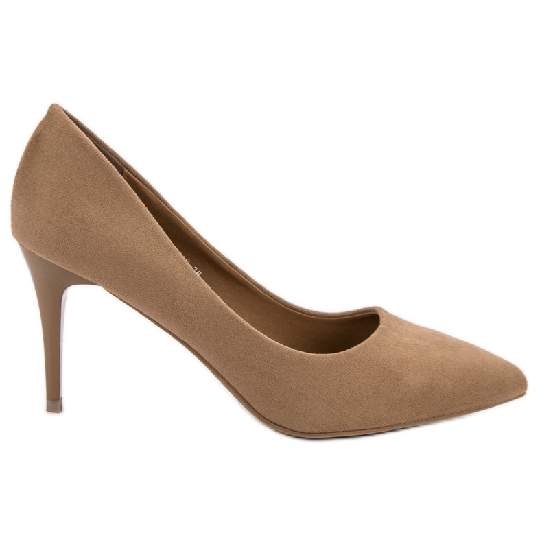 Primavera Suede Pumps On A Pin brown