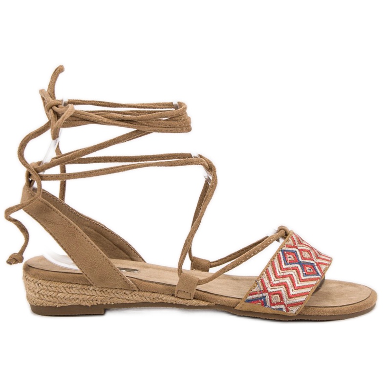 Corina Tied sandals brown Corina Tied sandals brown
