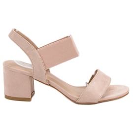 High Heeled Sandals pink