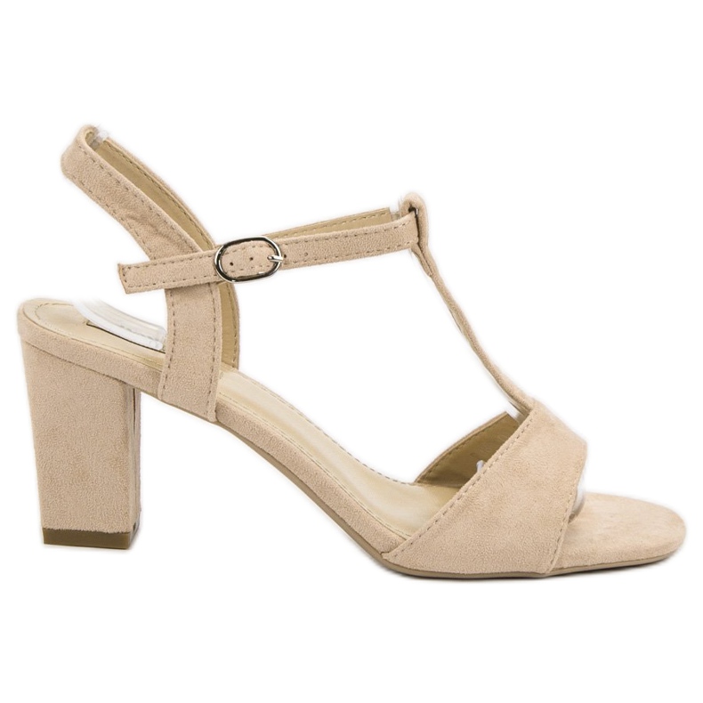 Jumex Beige Suede Sandals Jumex Beige Suede Sandals