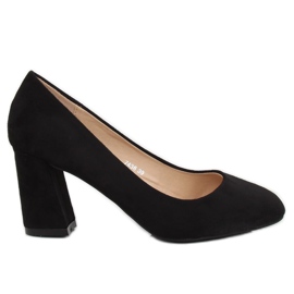Pumps on the post black 7436 Black