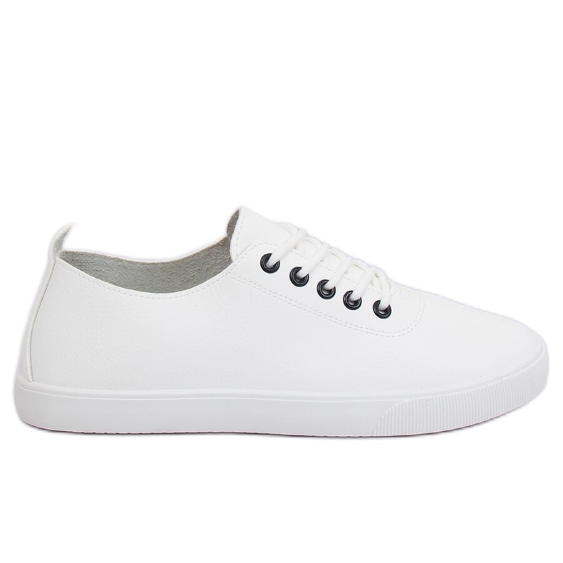 White women's sneakers WD009 WHITE / NAVY